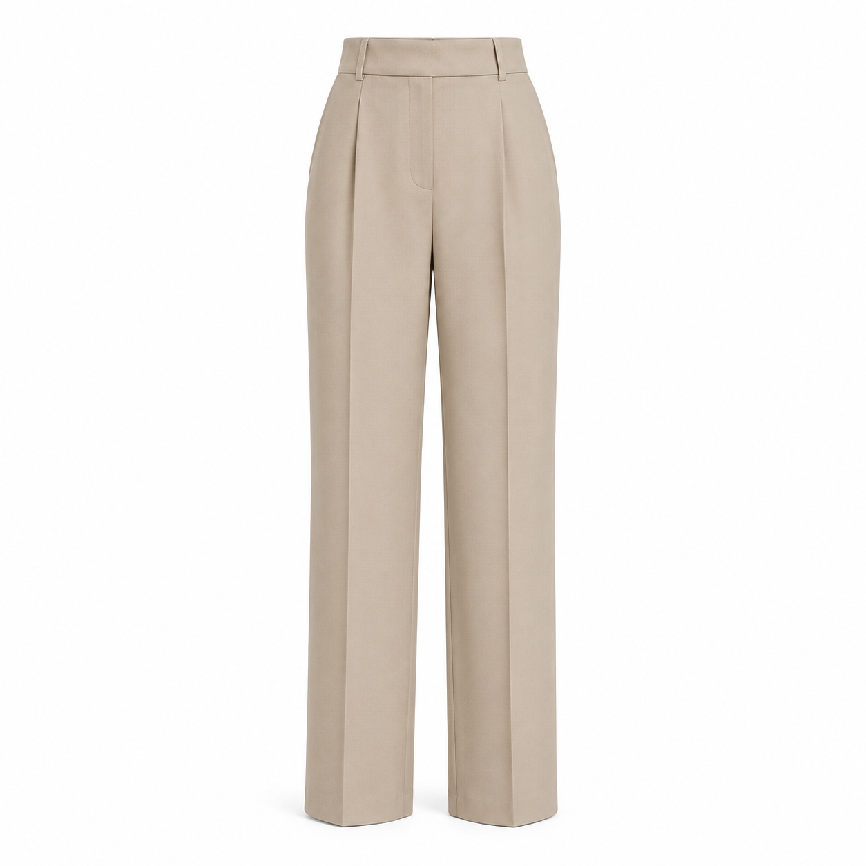 High Waist Tailored Trousers